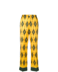F.R.S For Restless Sleepers Flared Printed Trousers