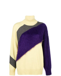 N°21 N21 Colour Block Roll Neck Sweater