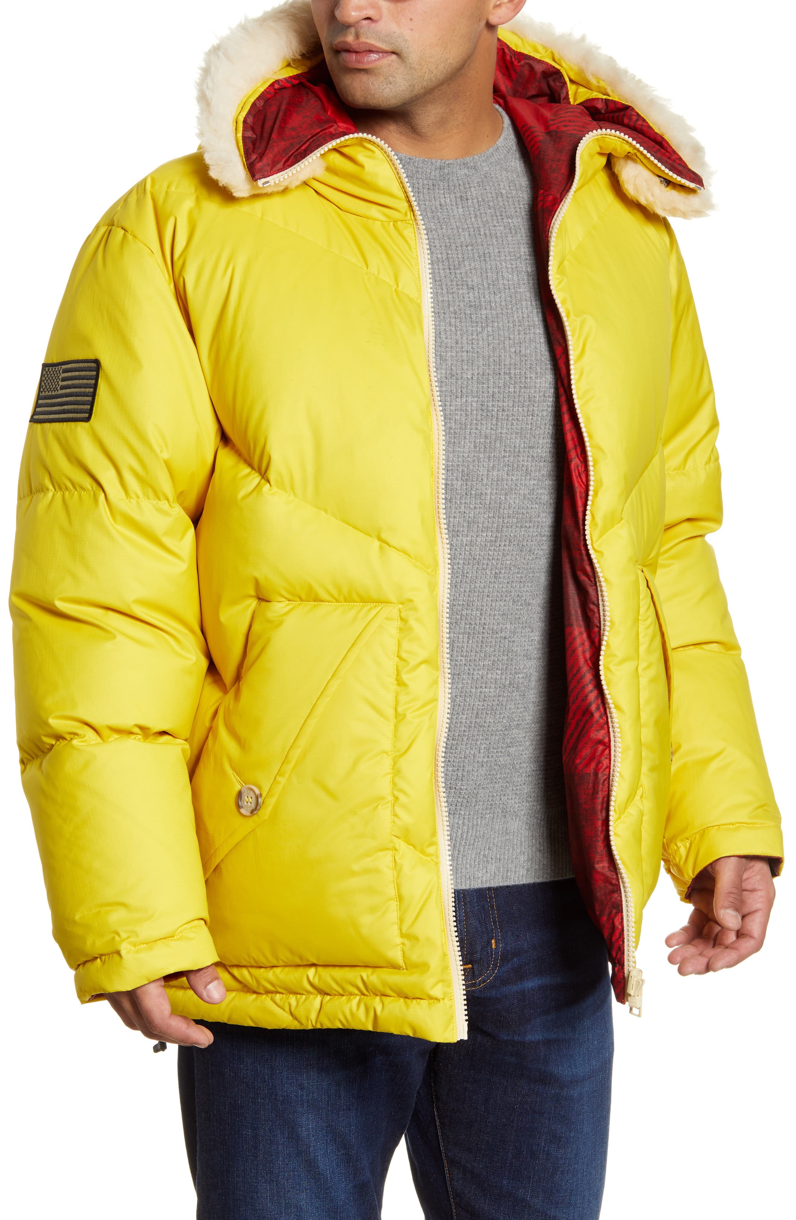 Woolrich sales yellow parka