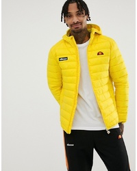 Ellesse Lombardy Padded Jacket In Yellow