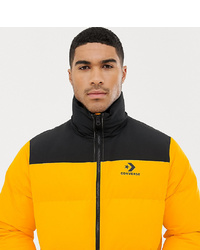 Converse Puffer Jacket In Yellow 10009065 A01
