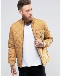Lee Quilted Jacket Dijon Yellow