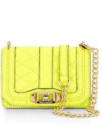 Yellow Quilted Leather Bag