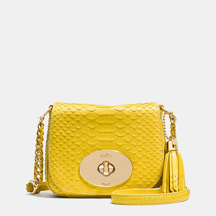 Coach Liv Crossbody In Python Embossed Leather 375 Coach