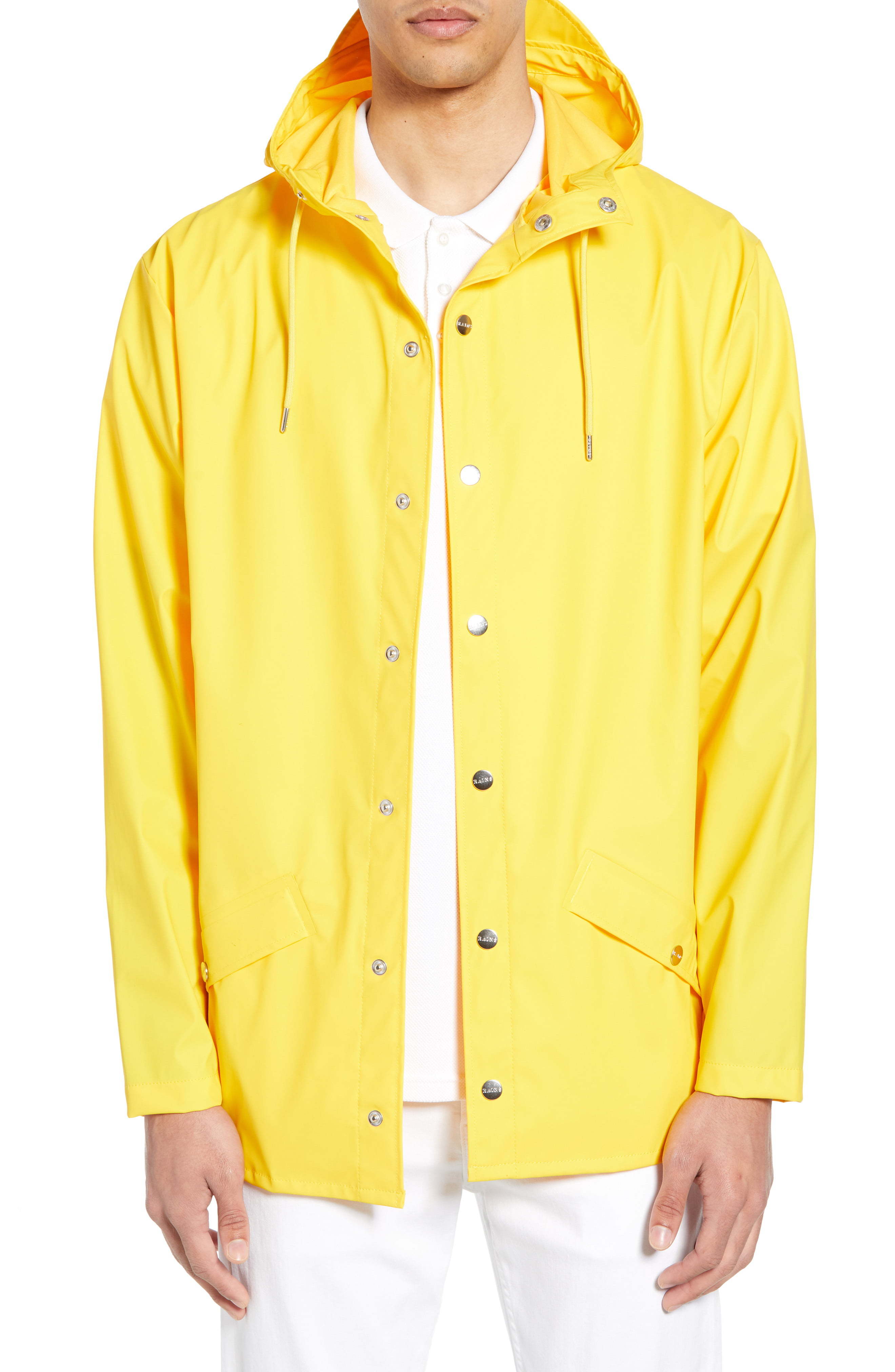 Rains Lightweight Hooded Rain Jacket, $110 | Nordstrom | Lookastic