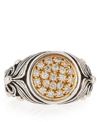 Konstantino Round Pave Diamond Ring