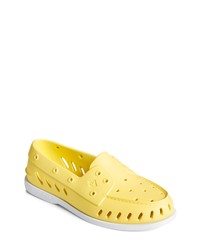 Sperry Top Sider Authentic Original Float Boat Shoe In Yellow At Nordstrom