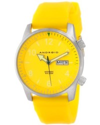 Android Ad267byloctopuz Automatic Yellow Dial Watch