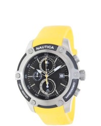 Nautica Yellow Rubber Quartz Watch