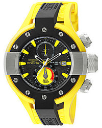 Invicta S1 Rally Black Yellow Chronograph Watch