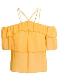 H&M Off The Shoulder Ruffled Top