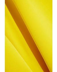 Jil Sander Silk Satin Top Yellow