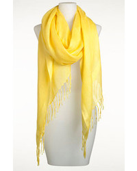 Nordstrom Linen Blend Scarf Primrose Yellow One Size One Size
