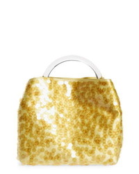 Yellow Sequin Tote Bag