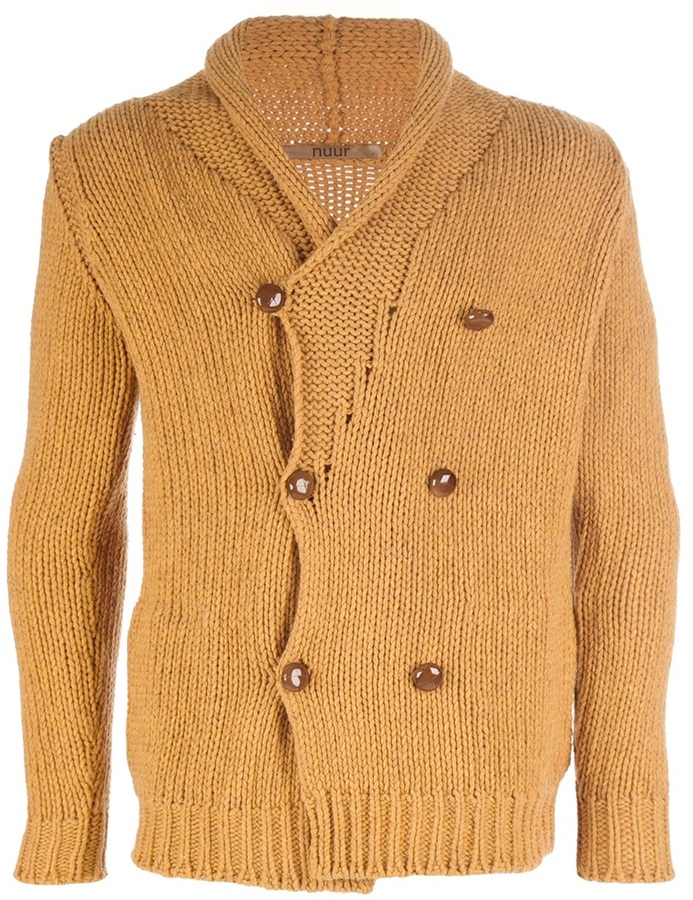 Nuur Shawl Neck Cardigan, $385 | farfetch.com | Lookastic