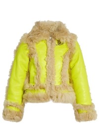 Yellow Shearling Coat