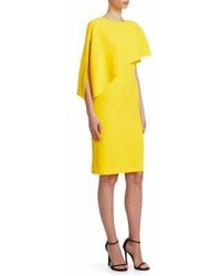 Ralph Lauren Collection Marcela One Shoulder Asymmetrical Dress