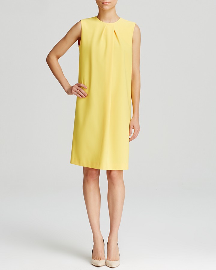 anne klein yellow dress