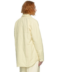 Jil Sander Yellow Recycled Quilted Jacket