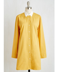Happy Hour Collection Dongt You Look Dapper Dress In Goldenrod