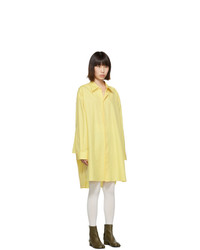 Maison Margiela Yellow Oversized Shirt Dress