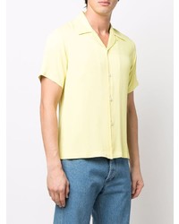 Sandro Short Sleeve Camp Collar Shirt