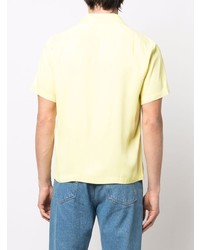 Sandro Short Sleeve Camp Collar Shirt