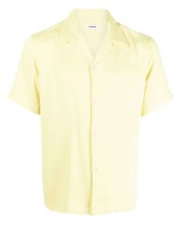 Sandro Short Sleeve Camp Collar Shirt