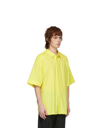 Juun.J Yellow Poplin Shirt