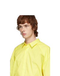 Juun.J Yellow Poplin Shirt