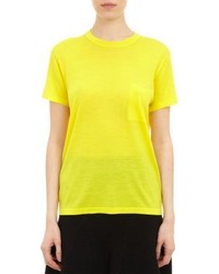Yellow Short Sleeve Sweater