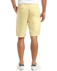 Ted Baker Button Tab Trouser Shorts Yellow