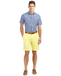 Brooks Brothers Gart Dyed Pleat Front Twill Shorts