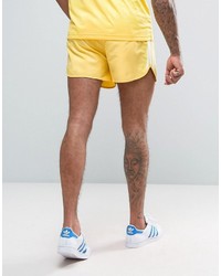 adidas Originals Retro Shorts In Yellow Cf5302