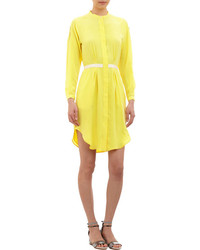 Yellow Silk Dress