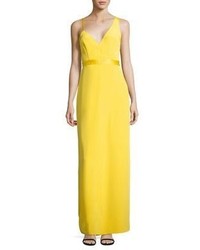 Diane von Furstenberg Sleeveless Asymmetrical Side Silk Dress