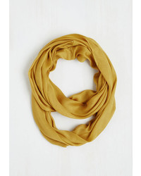 Look By M Brighten Up Circle Scarf In Mustard