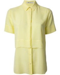 Alexander Wang T By Layered Short Sleeve Shirt