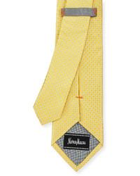 Neiman Marcus Mod Silk Tie Yellow
