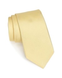 Nordstrom Woven Silk Tie Yellow X Long