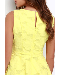rsvp Get Glowing Yellow Dress