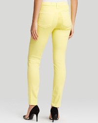 AG Jeans Prima Cigarette In Pigt Canary Yellow