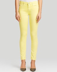 AG Jeans Prima Cigarette In Pigt Canary Yellow