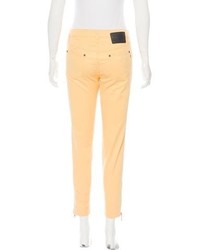 Louis Vuitton Zip Accented Skinny Jeans