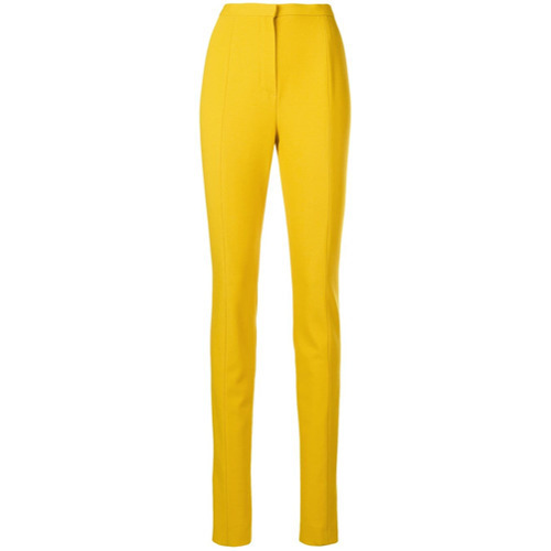 yellow skinny pants