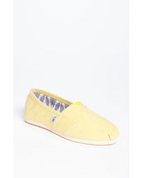 Toms Earthwise Slip On Yellow 12 M
