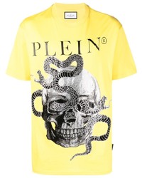 Yellow Snake Crew-neck T-shirt