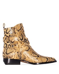 Chloé Rylee 30mm Snake Effect Ankle Boots
