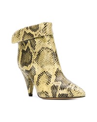 Isabel Marant Snakeskin Ankle Boots