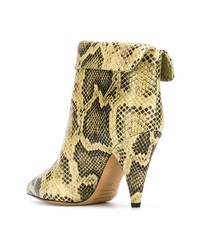 Isabel Marant Snakeskin Ankle Boots